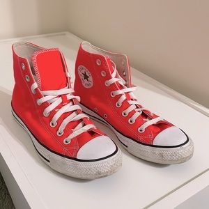 selling bright orange/pink/red converse!